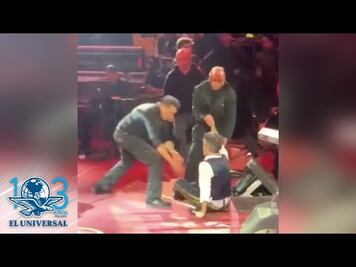 “El Potrillo” se cae en concierto
