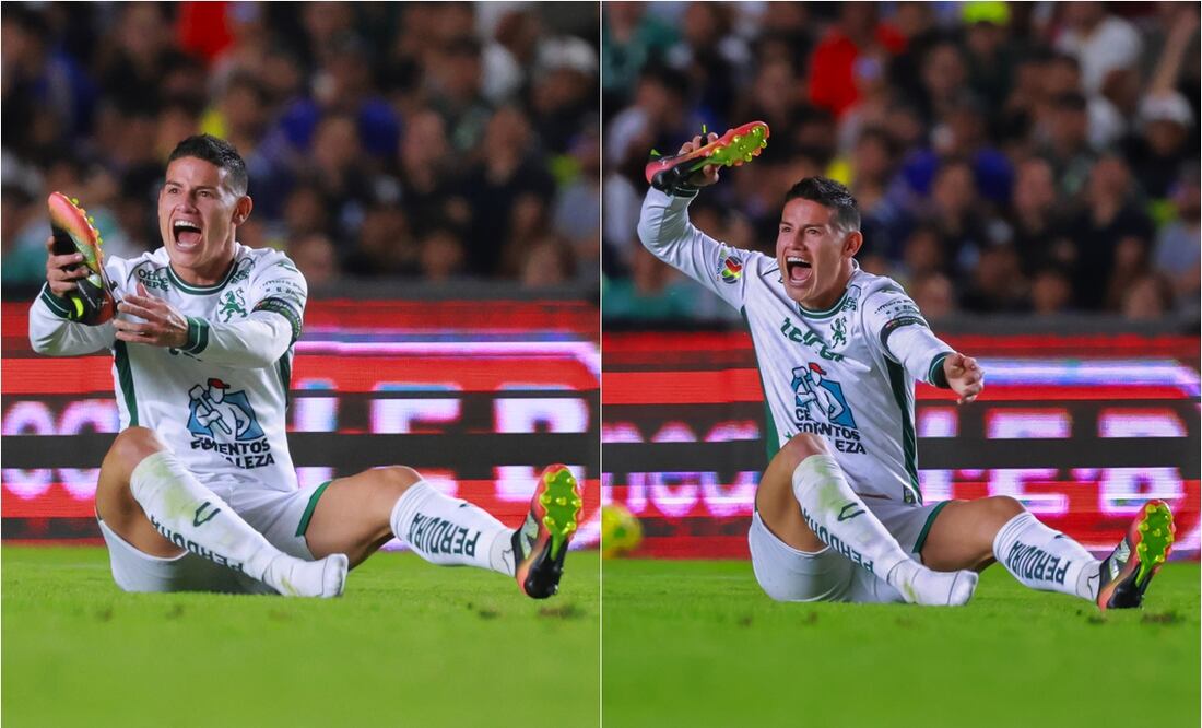 James Rodríguez, molesto tras una falta que recibió. FOTO: ESPECIAL