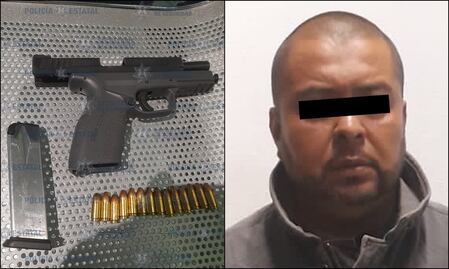 Golpea y amenaza con un arma a su pareja en Chalco; policías lo detienen