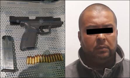 Golpea y amenaza con un arma a su pareja en Chalco; policías lo detienen