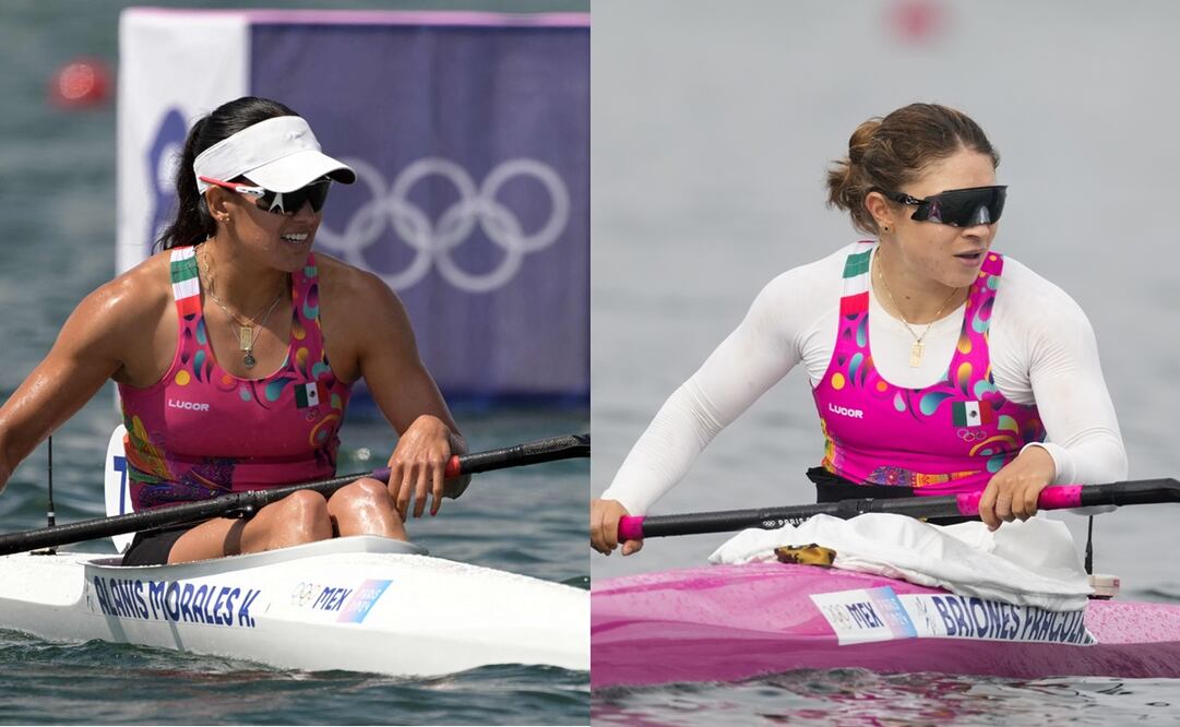 Karina Alanís y Beatriz Briones en los Juegos Olímpicos de París - Fotos: AFP y AP