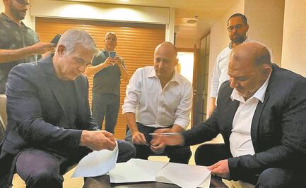 Oposición forma gobierno en Israel, sin Netanyahu