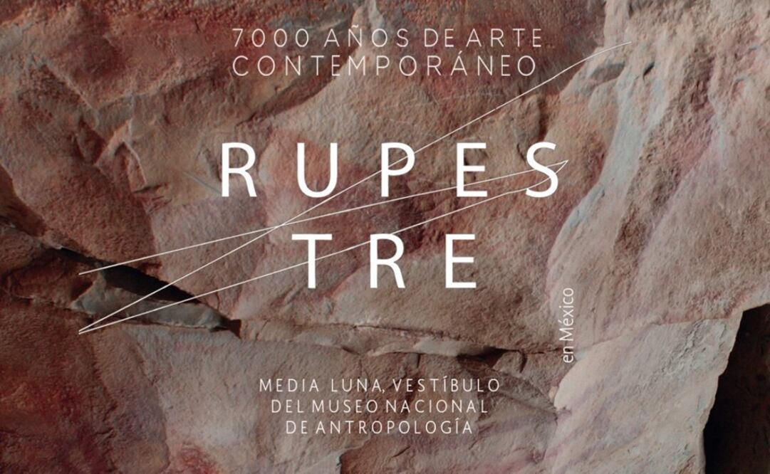 La muestra “Rupestre, 7000 años de arte contemporáneo” presenta la obra de 12 artistas. Foto: Twitter MNA Oficial