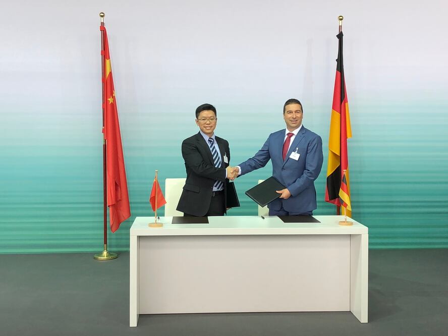 Este acuerdo forma parte de una alianza entre empresas de China y Alemania (Foto: Especial)