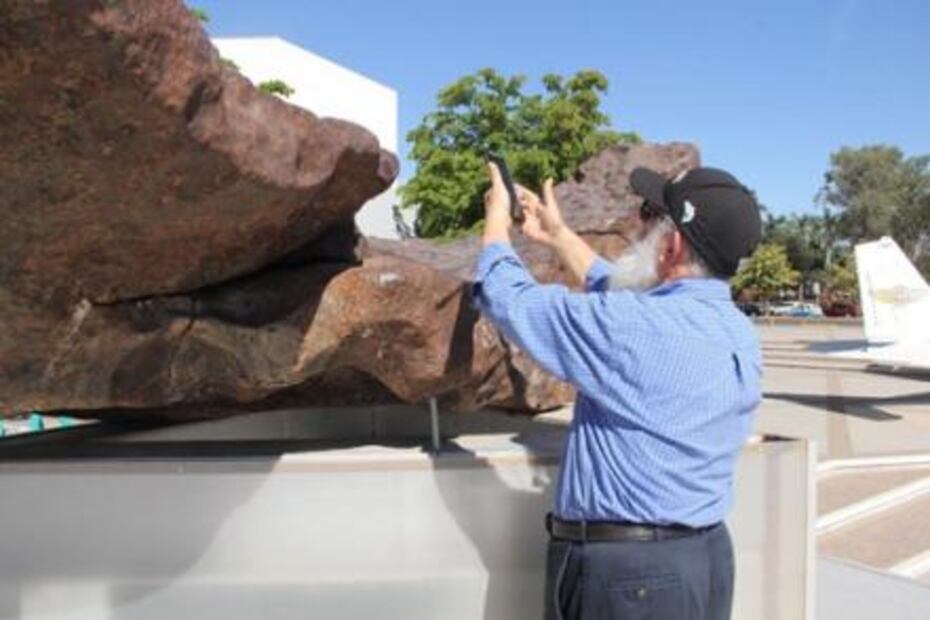 Reubican meteorito de Bacubirito por deterioro
