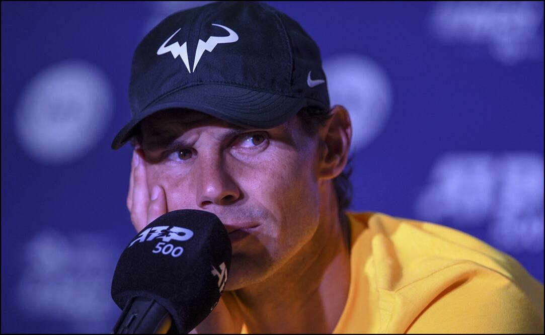 Rafa Nadal conferencia. Foto:AFP