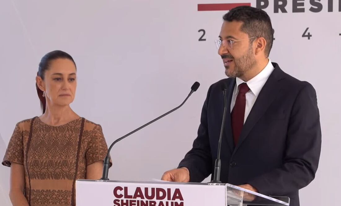 Martí Batres va como director del ISSSTE en gobierno de Claudia Sheinbaum. Foto: Captura