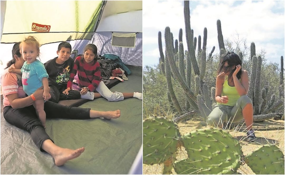 José Hernández cruzó la frontera de Estados Unidos con una amiga; es de Guatemala. En las áreas comunitarias en la zona limítrofe se ve a muchos menores. Fotos: Cortesía José Hernández y Ken Alexander
