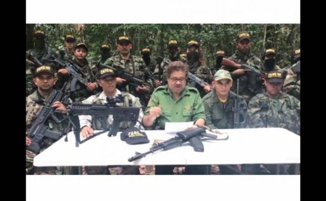 Iván Márquéz', jefe de la disidencia 'Segunda Marquetalia'. FOTO: Imagen tomada del video