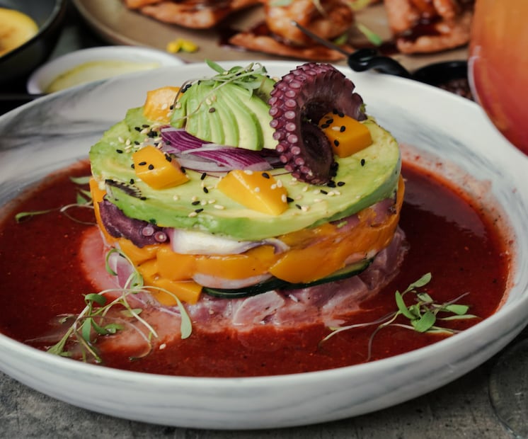 Torre de mariscos. Foto: IG El Corazón del Mar