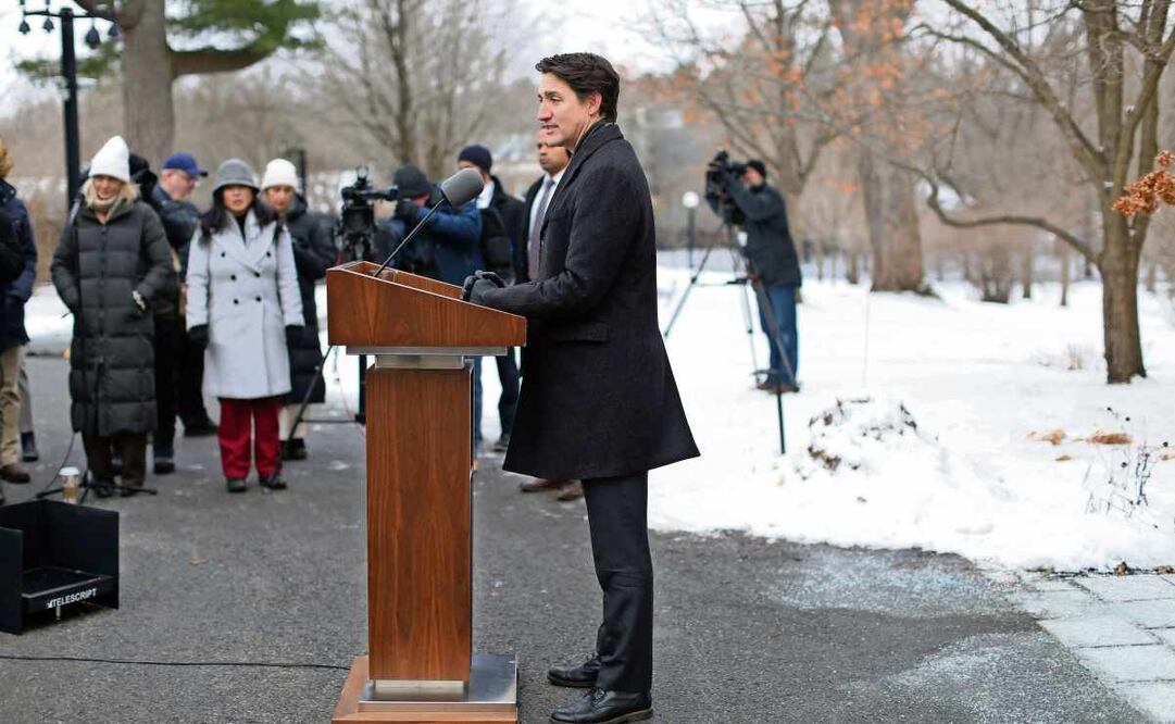 Justin Trudeau aseguró que la carrera por el liderazgo del Partido Liberal será “un proceso competitivo sólido y a nivel nacional”. Foto: Dave Chan / AFP