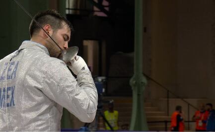 El esgrimista Gibrán Zea vive sus primeros Juegos Olímpicos, pero queda eliminado en los 32vos de Final