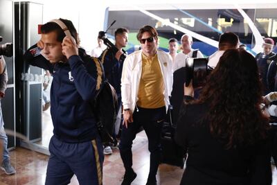 Un aislado Bruno Marioni parte hacia su primera prueba