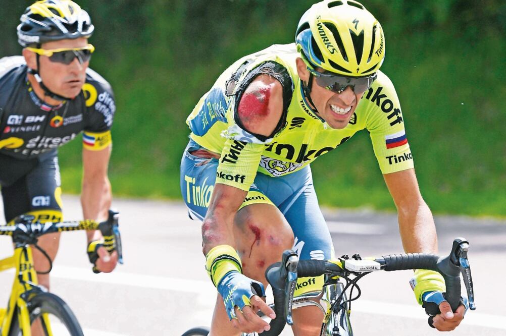 El corredor de Pinto se retiró del Tour en la novena etapa, el domingo (JEROME PREVOST. AP)