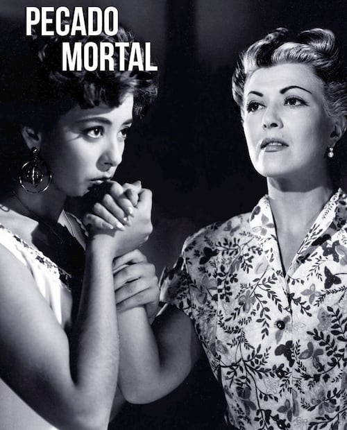 Silvia Pinal y Gloria Marín en “Pecado Mortal”, considerada como la mejor adaptación al cine de Caridad Bravo Adams. Foto: Rotten Tomatoes/ESPECIAL.
