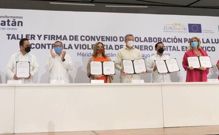 Inai firma convenio para luchar contra la violencia de género digital en Yucatán