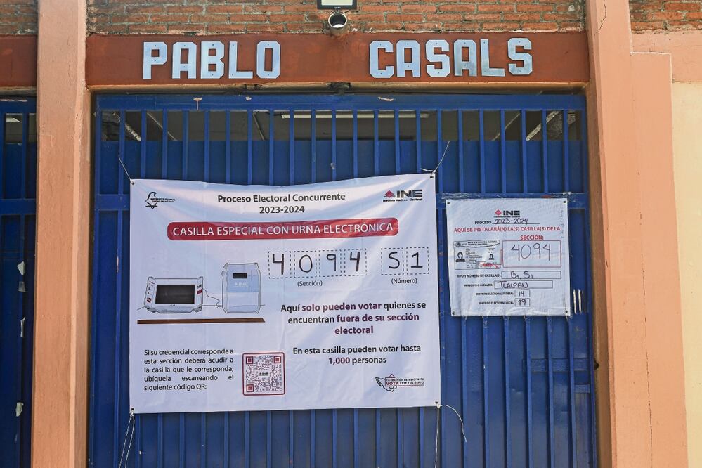 Las autoridades electorales están listas para el desarrollo de la votación; se prevé que los conteos rápidos se den entre las 22:00 y 24:00 horas. Foto: de Gabriel Pano. El Universal