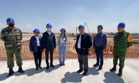 Pese a veda electoral, AMLO presume avances en la construcción del Aeropuerto Internacional "Felipe Ángeles"