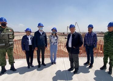 Pese a veda electoral, AMLO presume avances en la construcción del Aeropuerto Internacional "Felipe Ángeles"