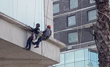 Cobran 10 mil pesos de indemnización albañiles de plaza derrumbada en Monterrey 