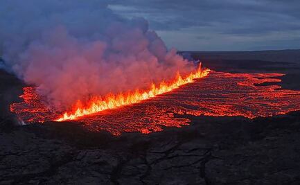 Volcán en Islandia entra en erupción por novena vez en menos de 2 años; pueblo de Grindavik fue evacuado