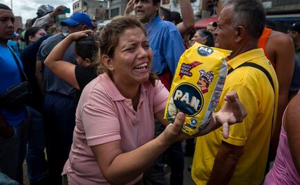 Venezolanos vuelven a exigir comida 