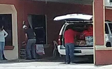 Denuncian bodega con despensas en Emiliano Zapata, Veracruz