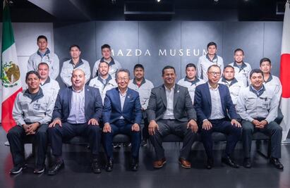 Desde Japón, Diego Sinhue felicita a jóvenes guanajuatenses que se capacitan en planta de Mazda