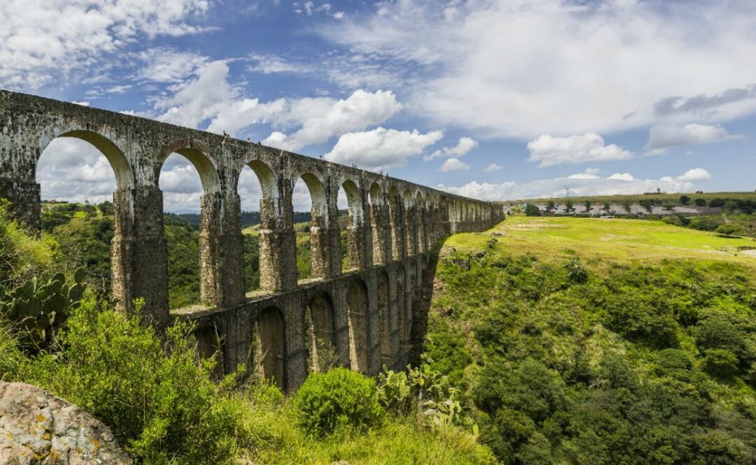 Los Arcos del Sitio, tienen una longitud total de 430 metros. (Foto: Cortesía Vuelos en globo)