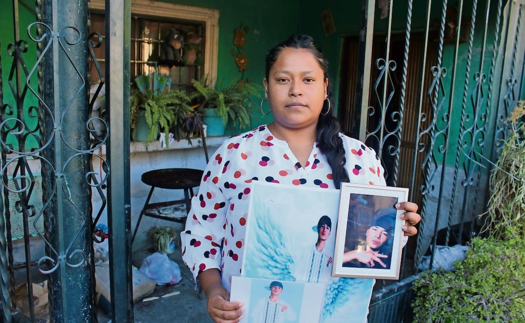 Yajaira Hernández Landeros, madre de Byron, dice que su hijo quería ser soldado y que el próximo año iba a entrar a la preparatoria. Foto: Francisco Rodríguez / EL UNIVERSAL