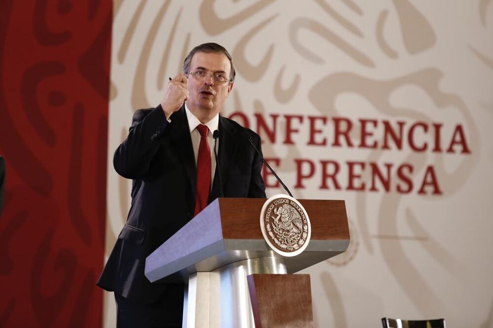 El canciller Marcelo Ebrard. Foto: Agustín Salinas