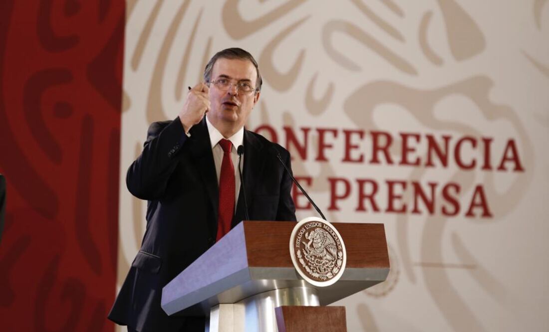El canciller Marcelo Ebrard. Foto: Agustín Salinas