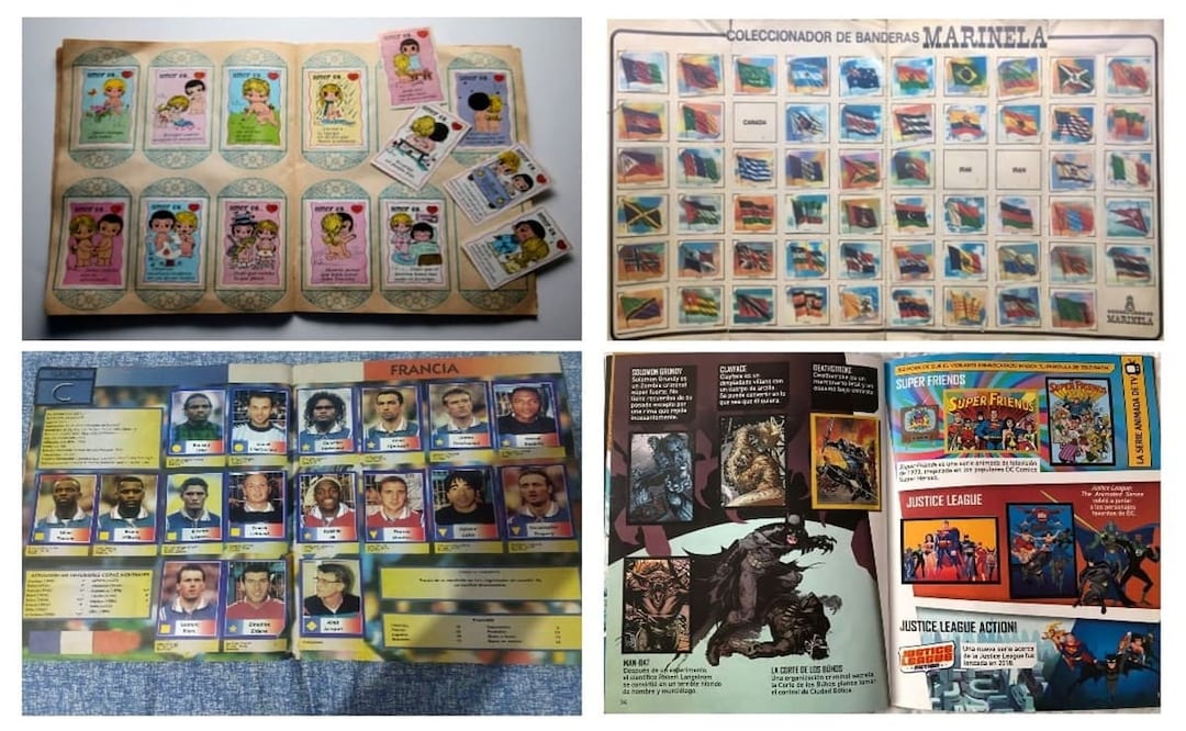 Los álbumes de antaño y la emoción de intercambiar estampas