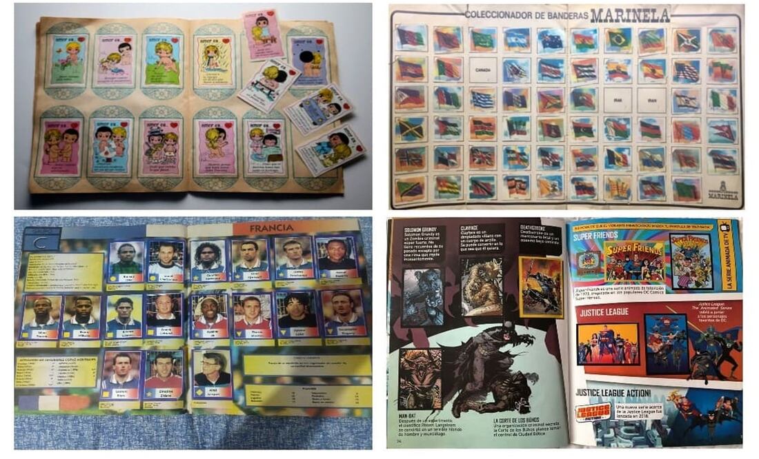 Los álbumes de antaño y la emoción de intercambiar estampas