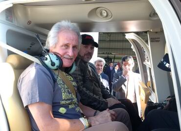 Ex baterista de "The Beatles" recorre el DF desde las alturas