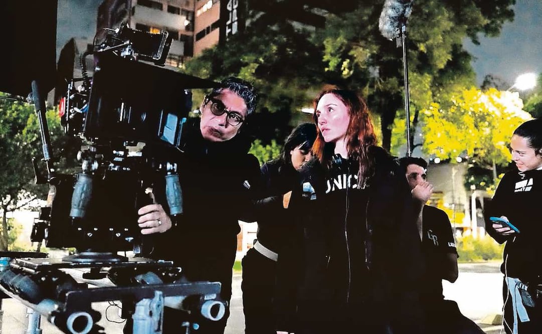 Regina Blandón de libera en los sets