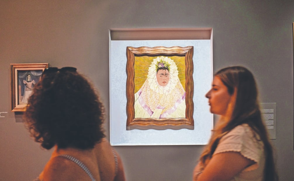 Diego en mi pensamiento, pintado en 1943 y que pertenece a la colección Gelman, estará en exhibición hasta este domingo 19 de julio en el MAM. Foto: Santiago Cadena/ EL UNIVERSAL