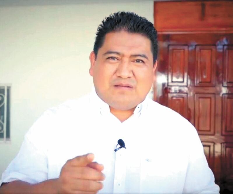 Mujeres pidieron cancelar postulación de Beto Santos (Morena). Foto: TOMADA DE VIDEO