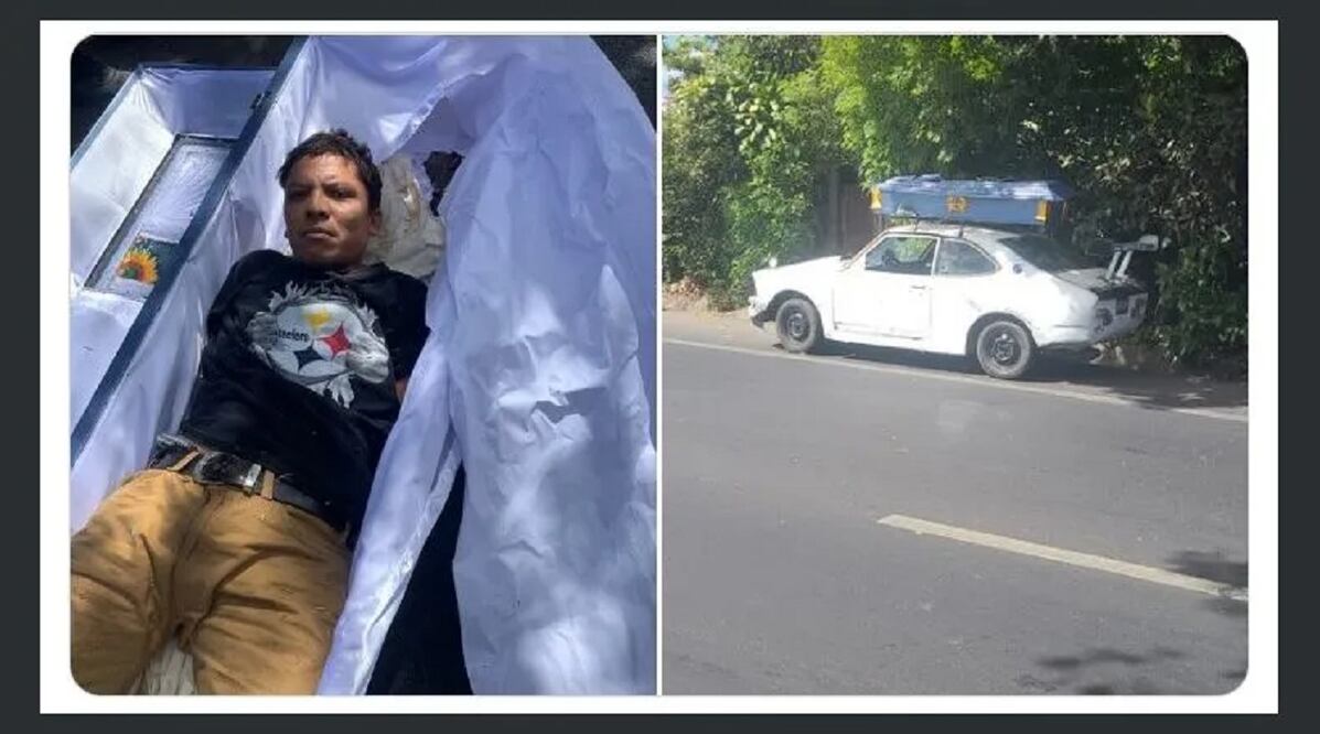 PNC captura a supuesto pandillero y dos colaboradores que "pretendían huir a Guatemala": uno era transportado dentro de un ataúd