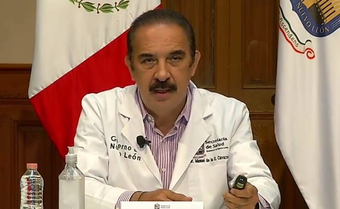 Secretario estatal de Salud, Manuel de la O Cavazos. FOTO: captura de pantalla