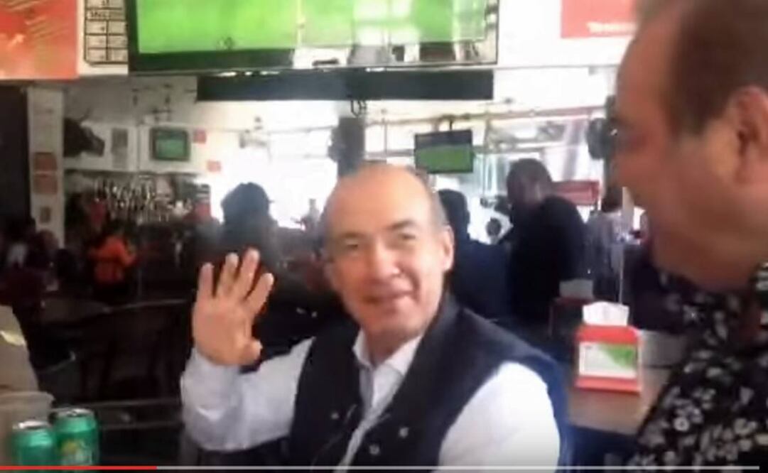 "¡Llámele a Margarita!", bromea Calderón