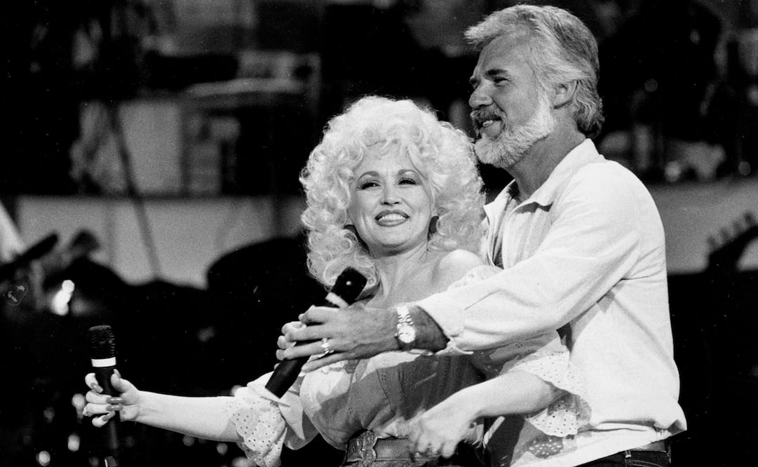 Dolly Parton y Kenny Rogers. Foto: Archivo 