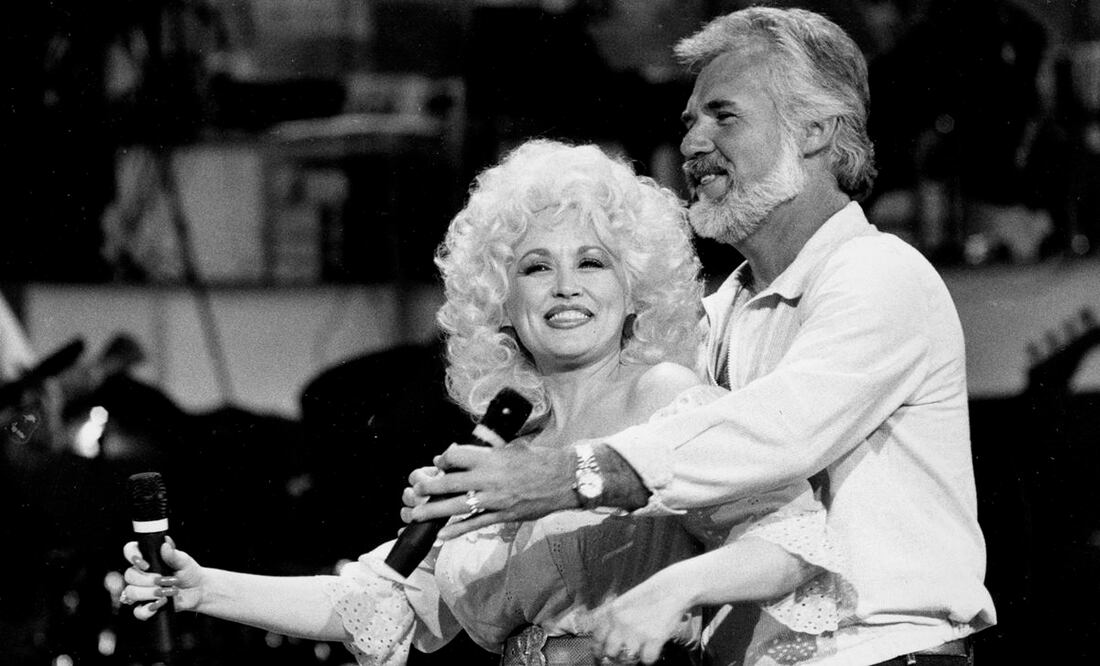 Dolly Parton y Kenny Rogers. Foto: Archivo
