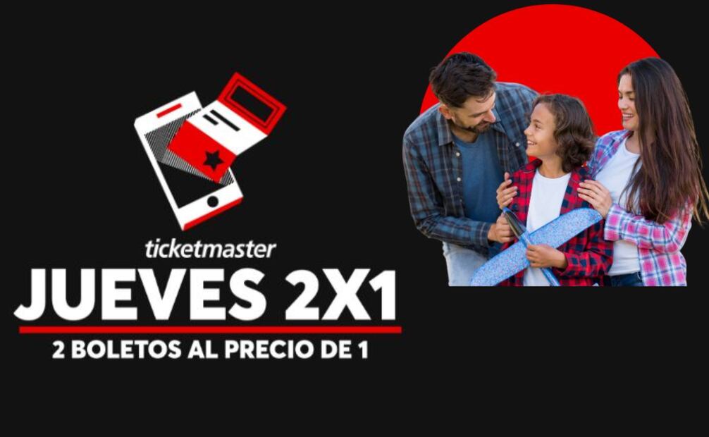 Esta oferta estará vigente únicamente este jueves. Foto: Ticketmaster.com