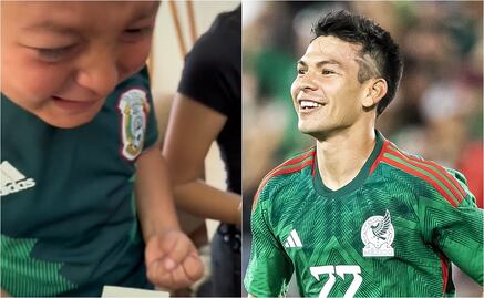 VIDEO: Niño llora de emoción al tener la estampa del Chucky Lozano