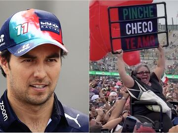 Familia de Checo Pérez busca a fan en silla de ruedas que fue a apoyarlo al GP de México