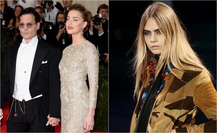 Cara Delevingne, ¿en ruptura de Johnny Depp y Amber Heard?