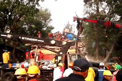 Localizan a cuatro personas con vida en Tlalpan