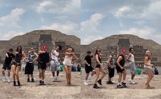 Bailarines de BTS llevan la coreografía de “FYA” a Teotihuacan