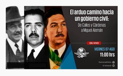 El arduo camino hacia un gobierno civil: De Calles y Cárdenas a Miguel Alemán
